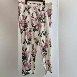Floral Print Pants
